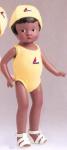 Effanbee - Patsyette - Beach-time Basic - Molded Hair African American - Doll